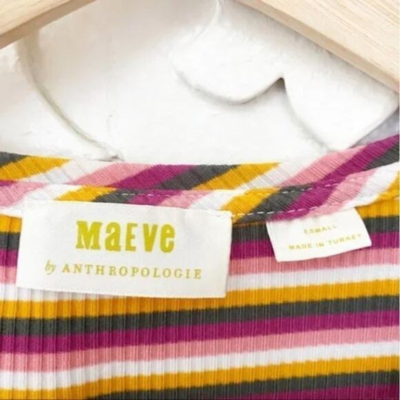 Maeve anthropologie striped button front blouse XS - Picture 3 of 5